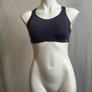 Women's Dark Purple Nike Sports Bra